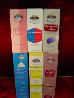 BRAND NEW 6 Lot WORLDS BEST FRAGRANCES Perfumes  HOME SHOPPING 