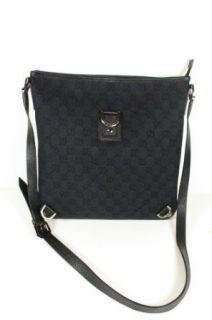Gucci Black Fabric and Leather 268642 (Messengers 