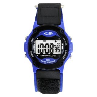 C9 by Champion® Mens Fast Wrap Strap Digital Watch   Black/Blue