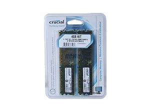 Newegg   Crucial 4GB (2 x 2GB) 184 Pin DDR SDRAM ECC Registered 