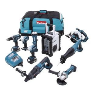 Makita 18 Volt LXT Lithium Ion 9 Tool Combo Kit LXT902 at The Home 