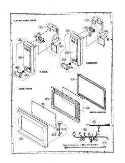Model # R 530CK Sharp Microwave oven   Schematics (103 parts)