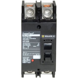 Ver Square D QO 200 Amp Double Pole Circuit Breaker at Lowes