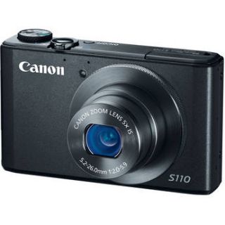 Canon PowerShot S110 Digital Camera (Black) 6351B001 B&H Photo