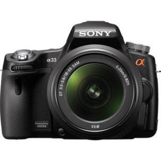 Sony Alpha DSLR SLT A33 Digital Camera W/18 55mm Lens SLT A33L
