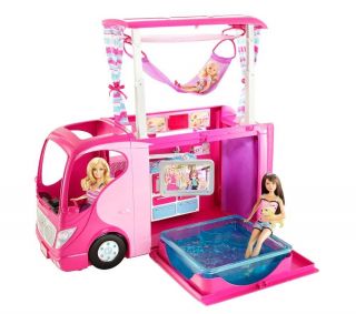 Forstør billedet Barbie   camping car