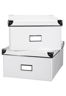 Bigso Box MAXI BOX   PACK OF 2   Storage Wohnzimmer   white   Zalando 