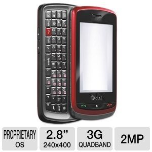 LG Xenon GR500 Unlocked GSM Cell Phone   3G, QWERTY Keyboard, 2.8 