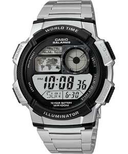 Buy Casio Mens World Time Illuminator Digital Watch at Argos.co.uk 