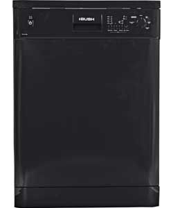 Buy Bush WV12 75D Full Size Dishwasher   Black at Argos.co.uk   Your 
