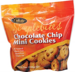 Pamelas Products Gluten and Wheat Free Simple Bites Cookies Chocolate 