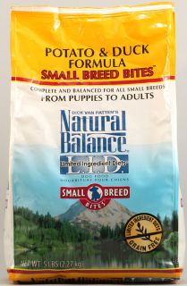 Natural Balance Pet Food L.I.D. Potato and Duck Small Bites Formula 