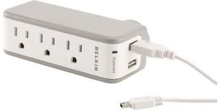 Belkin Mini Surge Protector with USB Charger   Buy from Microsoft 