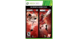 MLB 2k12/NBA 2k12 Combo Pack for Xbox 360, sports video game 