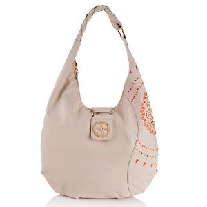IMAN Global Chic Style Diva Beaded & Embroidered Hobo at HSN
