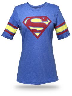 ThinkGeek :: Superman Hockey Stripe Babydoll