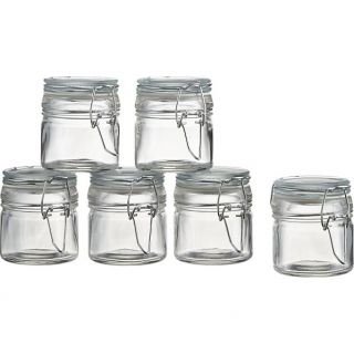 Set of 6 Mini Spice Jars with Clamp in Kitchen  