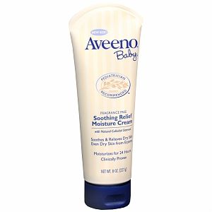 Aveeno Baby Soothing Relief Moisture Cream, Fragrance Free, 8 fl oz