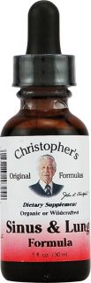 Christophers Sinus and Lung Formula    1 fl oz   Vitacost 