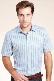 Autograph Luxury Pure Cotton Bold Striped Shirt   Marks & Spencer 