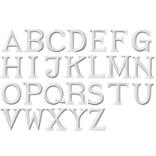 Buy Posh Graffiti Wooden Letters A Z, White online at JohnLewis 