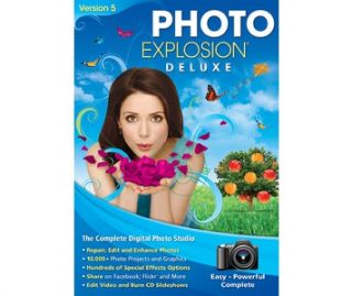 Buy Photo Explosion Deluxe 5   photo editing software for creative 