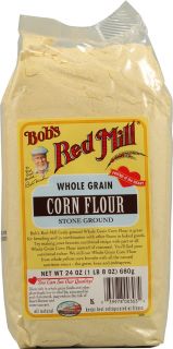 Bobs Red Mill Whole Grain Corn Flour    24 oz   Vitacost 