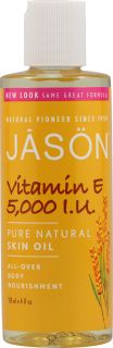 Jason Vitamin E Pure Natural Skin Oil    5000 IU   4 fl oz   Vitacost 