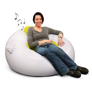 ThinkGeek :: Inflatable iMusic Chair