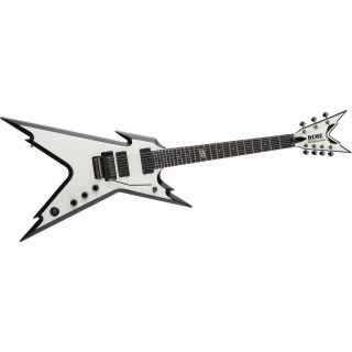 Dean Razorback 7 255 7 String Electric Guitar Metallic White/Black