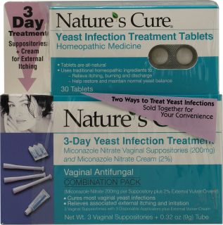 Natures Cure 3 Day Yeast Infection Treatment    1 Kit   Vitacost 