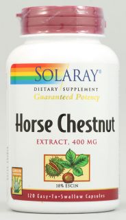 Solaray Horse Chestnut Extract    400 mg   120 Capsules   Vitacost 