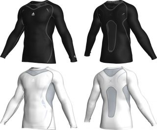 Wiggle  Adidas Tech Fit Prep Long Sleeve Top SS12  Compression Base 