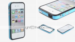 USD $ 2.89   Silicone Bumper Frame Case for iPhone 4 / 4S (Assorted 