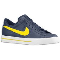 Nike Sweet Classic Leather   Mens   Navy / Yellow