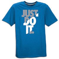 Nike Graphic T Shirt   Mens   Light Blue / Grey
