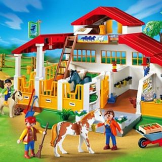 Playmobil  Pony Farm 4190   Character & playsets   Toys & games 
