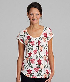 Lucky Brand Jeans Dale Hope Orchid Top  Dillards 