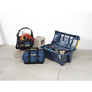 IRWIN Tool Bag, Utility,Blue   8X176    Industrial Supply