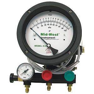 MIDWEST INSTRUMENT Test Kit,Use w/ Backflow Preventers   6AJV6 