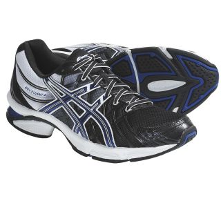 Asics GEL Fluent 4 Running Shoes (For Men) in Black/Cobalt Blue/White