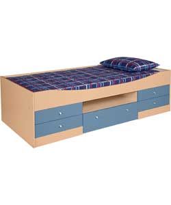 Malibu Blue Cabin Bed with Dilly Mattress. from Homebase.co.uk 