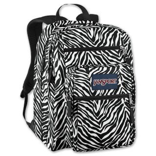 JanSport Big Student Backpack  FinishLine  White/Black/Cosmo 