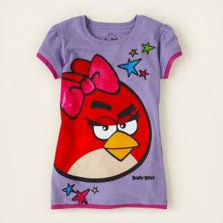 girl   graphic tees   licensed   Angry Bird graphic tee  Childrens 