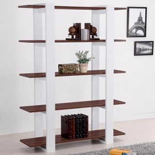 Enitial Lab Ellise 5 Shelf Classic Bookcase Display Stand   White 