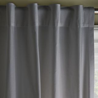 Cotton Canvas Window Panel – Steel  west elm