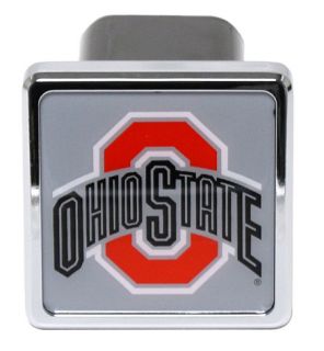 College Logo Hitch Covers by Pilot Shown in place on vehicle