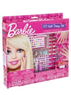 Barbie 3D Nail Art Design Kit Very.co.uk
