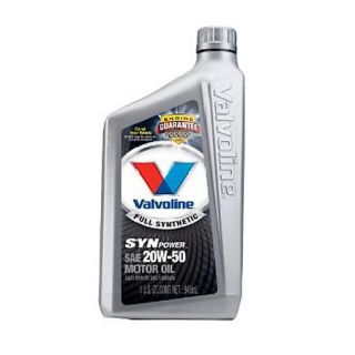 Image of 20W 50 Synthetic Motor Oil (1 qt.) by Valvoline SynPower 