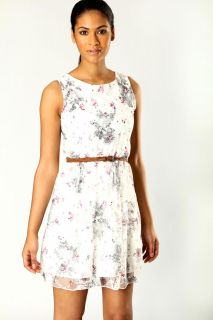 Connie Lace Prom Dress at boohoo